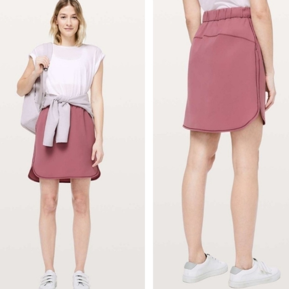 NWT!!! ❤️Lululemon Athletica Pink On the Fly Skirt